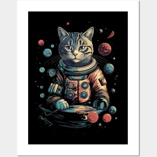 Astro cat Posters and Art